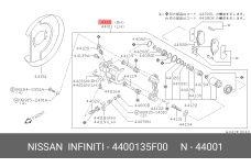 NISSAN 44001-35F00