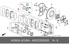 HONDA 45022-SS0-G00