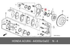 HONDA 44300-SR3-A02