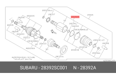 SUBARU 28392-SC001