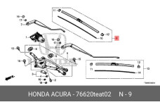 HONDA 76620-TEA-T02