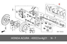 HONDA 43022-SV4-G21