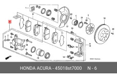 HONDA 45018-ST7-000