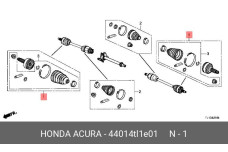 HONDA 44014-TL1-E01