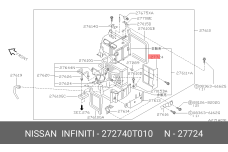 NISSAN 27274-0T010