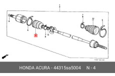 HONDA 44315-SA5-004