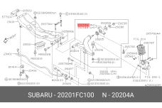 SUBARU 20201-FC100