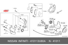 NISSAN 41011-3U80A
