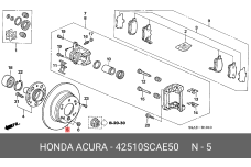 HONDA 42510-SCA-E50