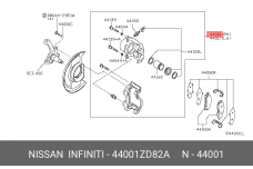 NISSAN 44001-ZD82A