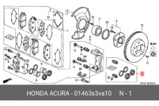 HONDA 01463-S3V-A10