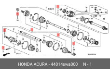 HONDA 44014-SWA-000