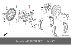 HONDA 43300-ST3-E01