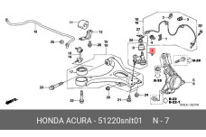 HONDA 51220-SNL-T01
