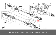HONDA 44310-STX-305