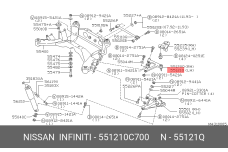 NISSAN 55121-0C700