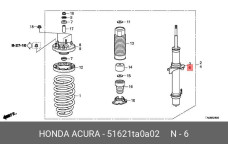 HONDA 51621-TA0-A02