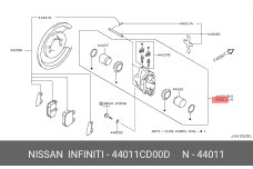 NISSAN 44011-CD00D