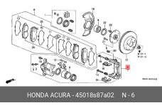 HONDA 45018-S87-A02