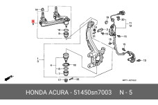 HONDA 51450-SN7-003
