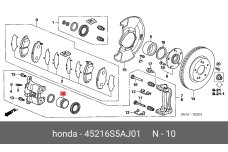 HONDA 45216-S5A-J01