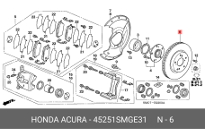 HONDA 45251-SMG-E31