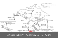 NISSAN 54501-50Y10