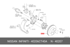 NISSAN 40206-CT40A