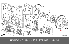 HONDA 45251-SXS-A00