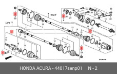 HONDA 44017-SEN-P01