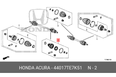 HONDA 44017-TE7-K51
