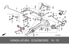 HONDA 52343-SK3-000