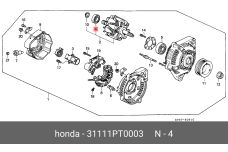 HONDA 31111-PT0-003