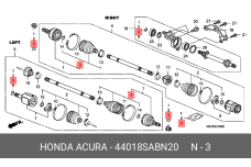 HONDA 44018-SAB-N20