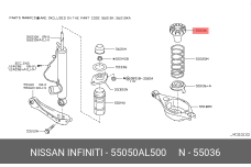 NISSAN 55050-AL500