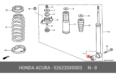 HONDA 52622-SX0-003
