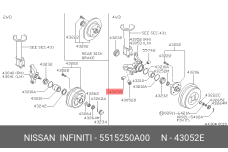 NISSAN 55152-50A00