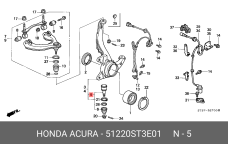 HONDA 51220-ST3-E01