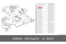 SUBARU 42072-AA010