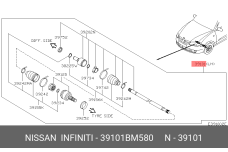 NISSAN 39101-BM580