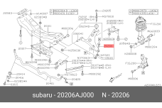 SUBARU 20206-AJ000