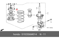 HONDA 51925-S6M-014