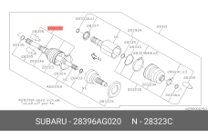 SUBARU 28396-AG020