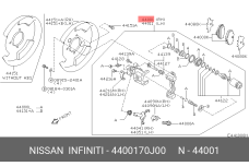 NISSAN 44001-70J00