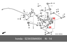 HONDA 52365-SM4-004