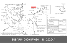 SUBARU 20201-FA030