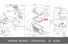 NISSAN 16546-V0100