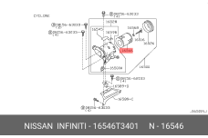 NISSAN 16546-T3401