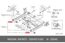 NISSAN 55045-31U00