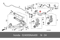 HONDA 52400-SNA-A00